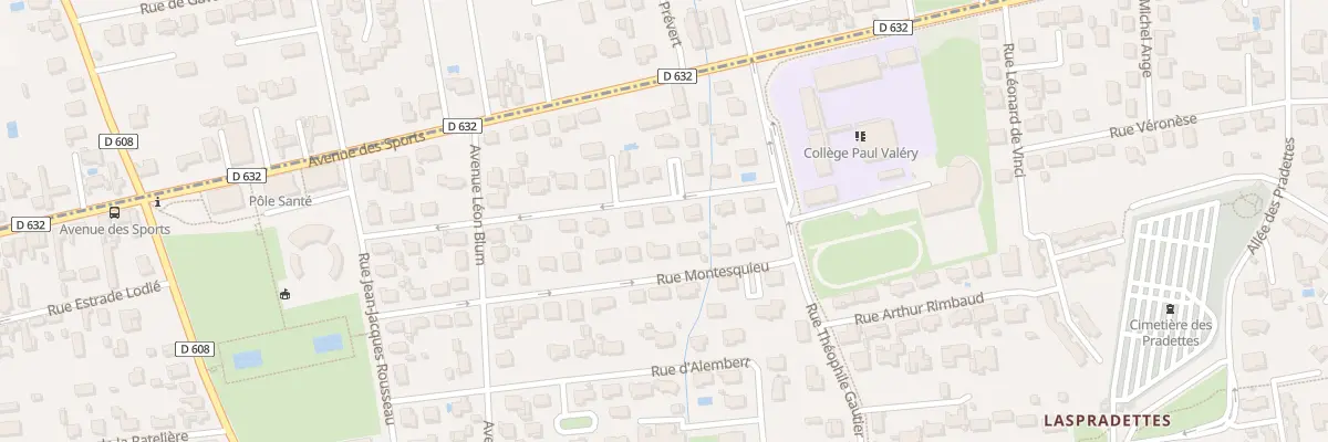 Plan du 21 Rue Voltaire à Séméac