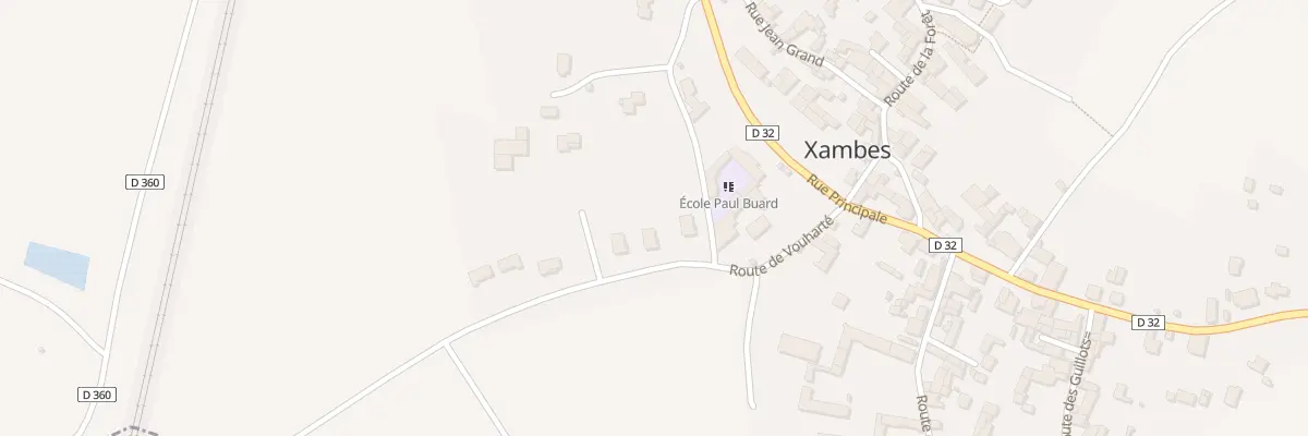 Plan du 5164 Le Bourg à Xambes