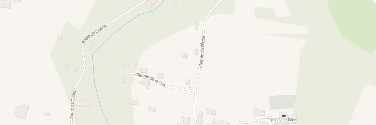 Plan du 388 Chem de l’Ecole à Montpouillan