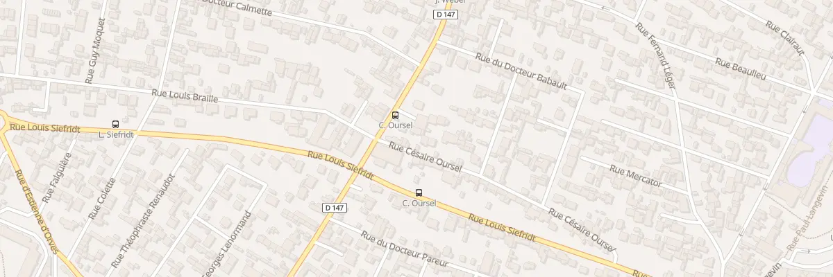 Plan du 5 Rue Césaire Oursel au Havre