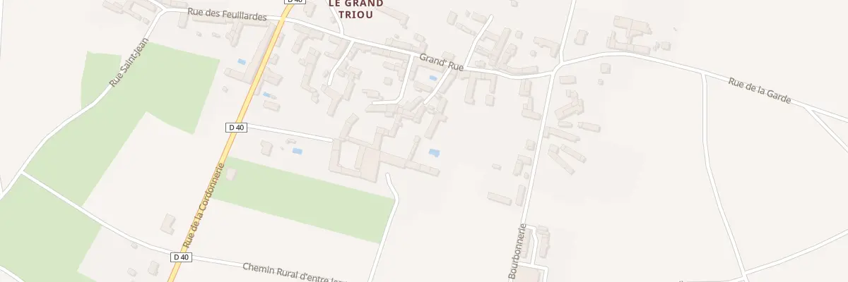 Plan du 3 Imp du Prieuré à Angliers