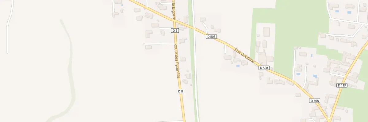 Plan du 9 Rte des Pyrènées à Bernac-Debat