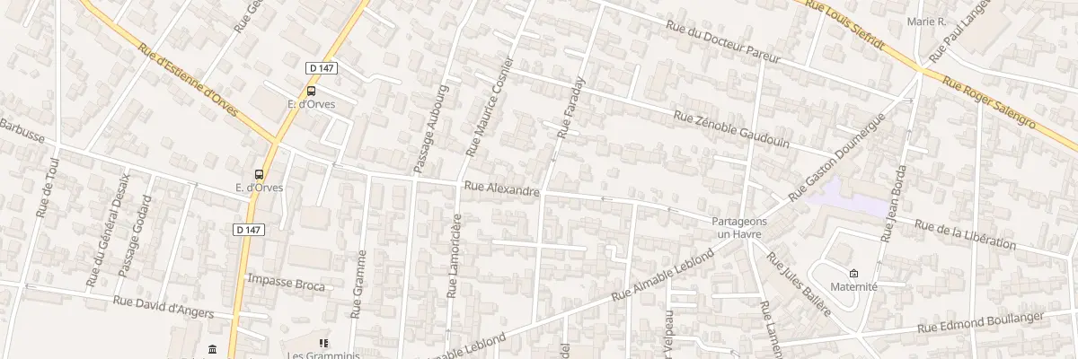 Plan du 23 Rue Faraday au Havre