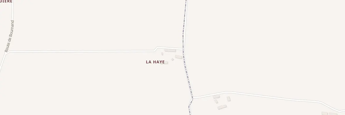 Plan du 174 La Haye à Lerné