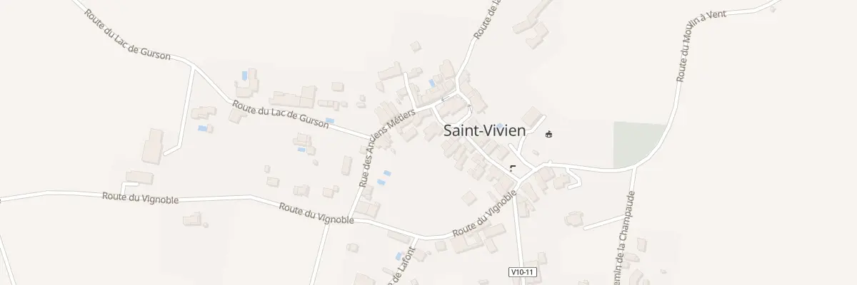 Plan du 34 Le Bourg à Saint-Vivien