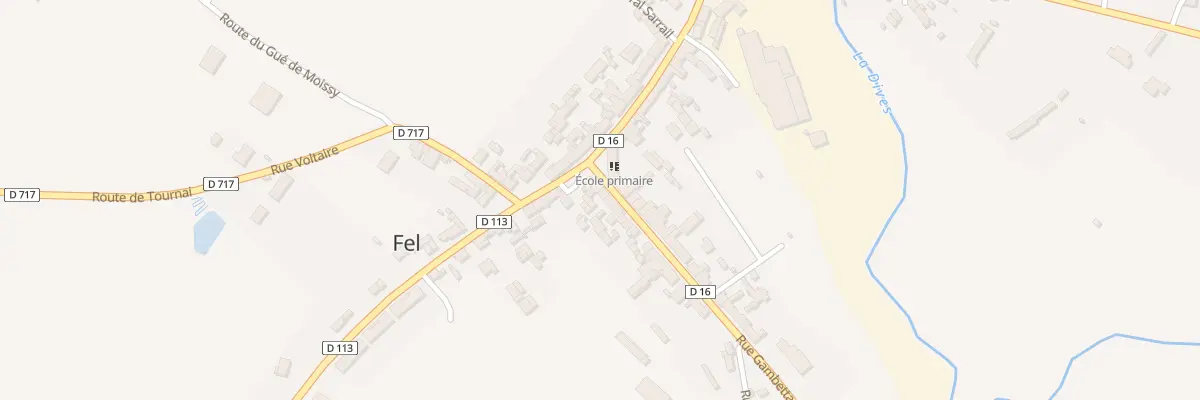 Plan du 6 Rue Gambetta à Gouffern en Auge