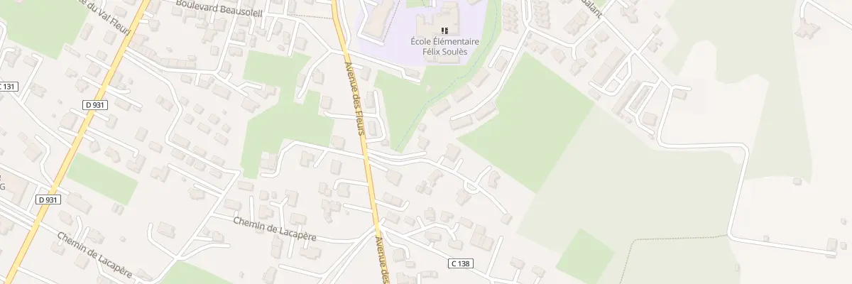 Plan du 505 Av des Fleurs à Eauze