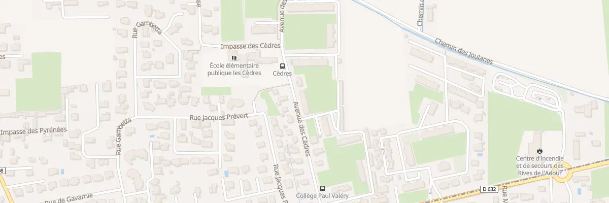 Plan du 17 Av des Cèdres à Aureilhan