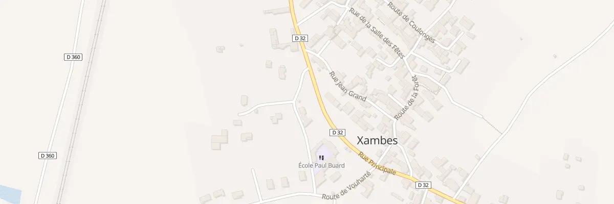 Plan du 5147 Le Bourg à Xambes