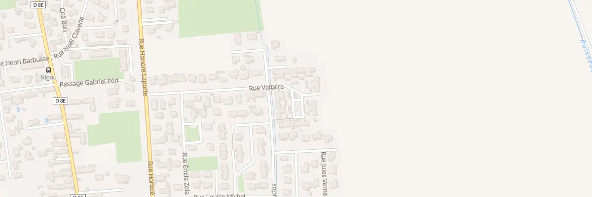 Plan du 23 Rue Voltaire à Soues