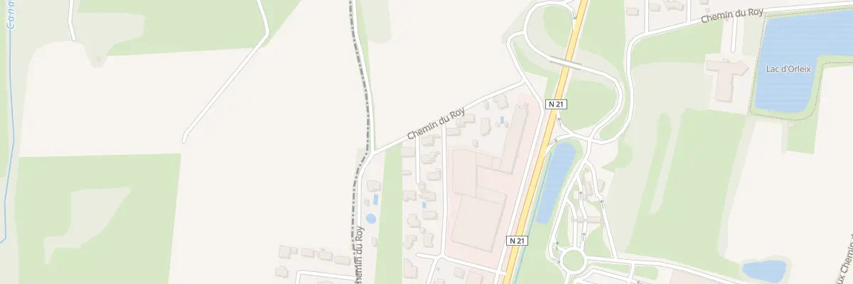 Plan du 75 Rue du Bois Cibat à Orleix
