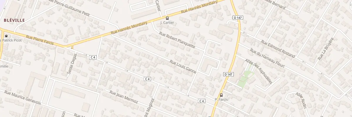 Plan du 31 Rue Louis Ganne au Havre