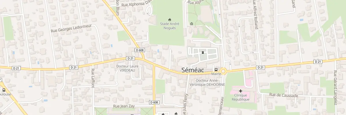 Plan du 48 Rue de la République à Séméac