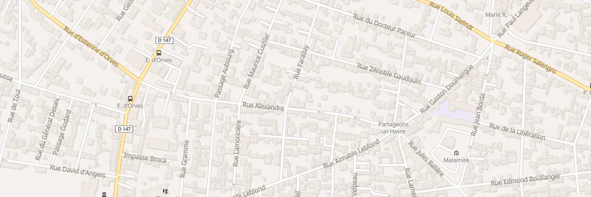 Plan du 47 Rue Alexandre au Havre