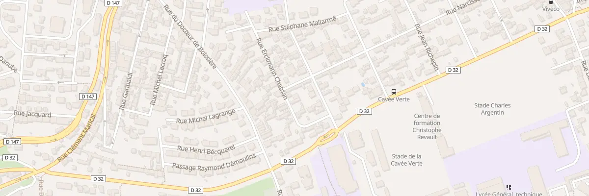 Plan du 12B Rue Erckmann-Chatrian au Havre