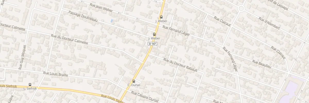 Plan du 1 Rue Doc Babault au Havre