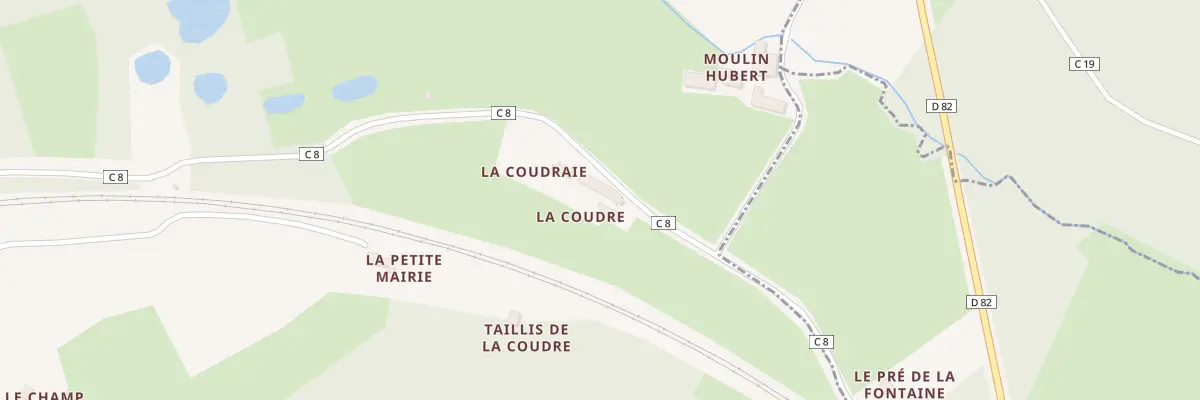 Plan du 5079 La Coudre à La Chapelle-Saint-Fray