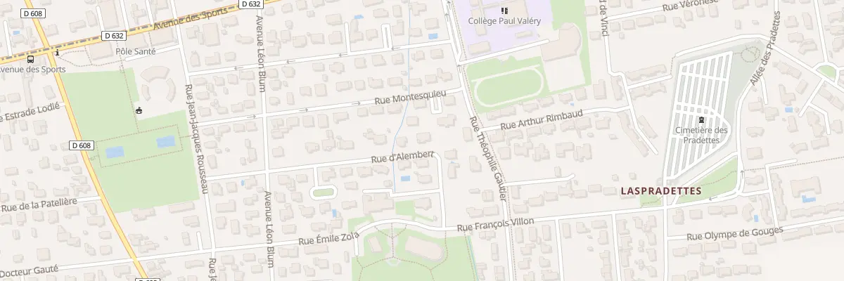 Plan du 16 Rue d’Alembert à Séméac
