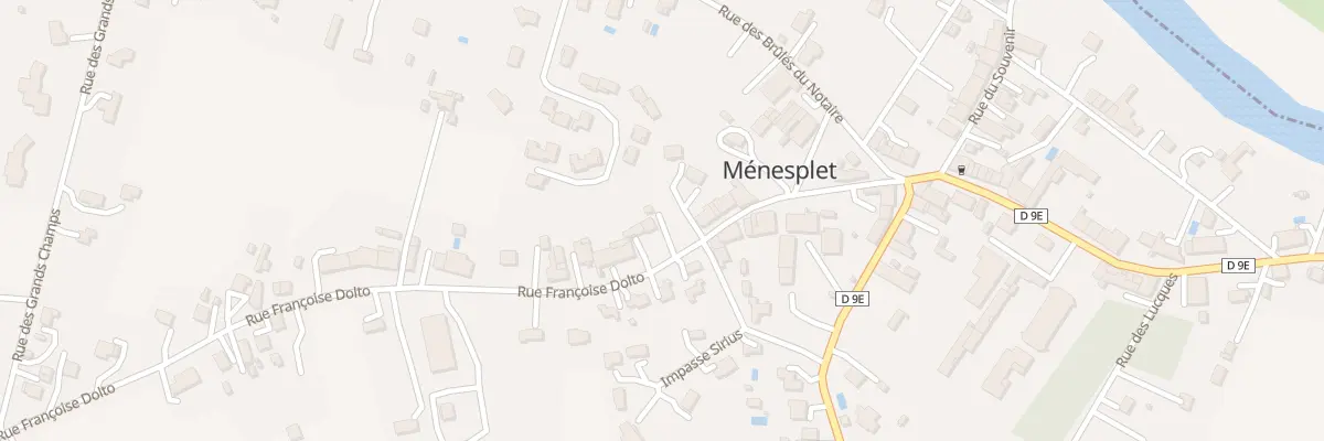 Plan du 20 Rue Françoise Dolto à Ménesplet