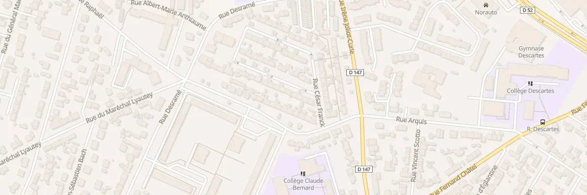 Plan du 32 Rue François Couperin au Havre