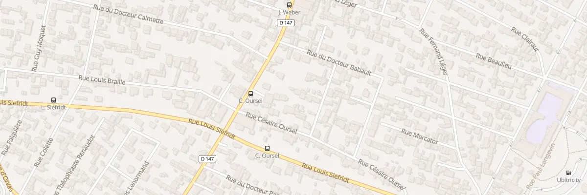 Plan du 11 Rue Césaire Oursel au Havre