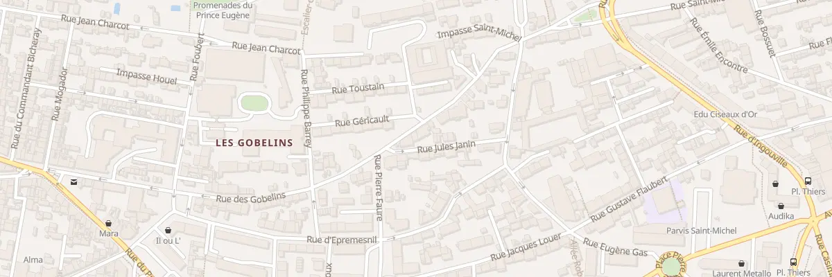 Plan du 50 Rue des Gobelins au Havre