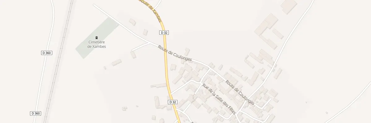 Plan du 5036 Le Bourg à Xambes