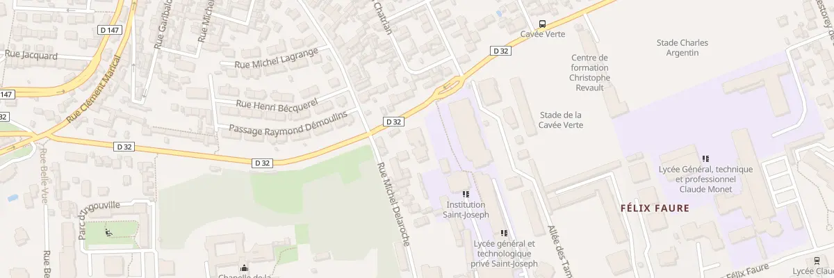 Plan du 24 Rue de la Cavée Verte au Havre
