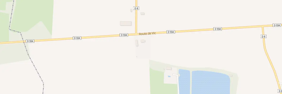 Plan du 3 Rte de Vic à Sarriac-Bigorre