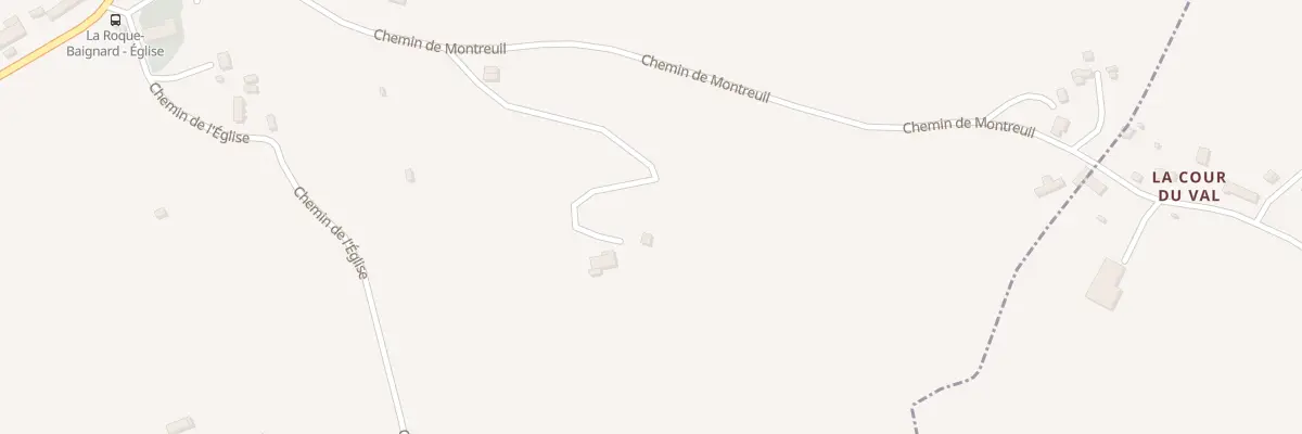 Plan du 5052 Genievre à La Roque-Baignard