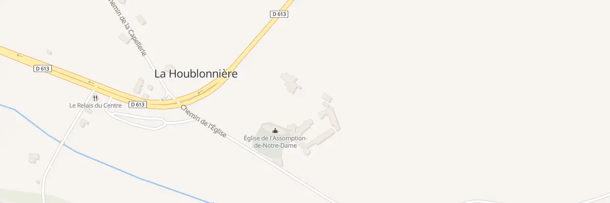 Plan du 5 Che de l’Église à La Houblonnière
