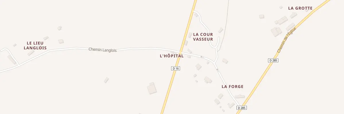 Plan du 5040 L’Hopital à Drubec