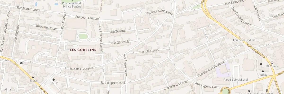 Plan du 52 Rue des Gobelins au Havre
