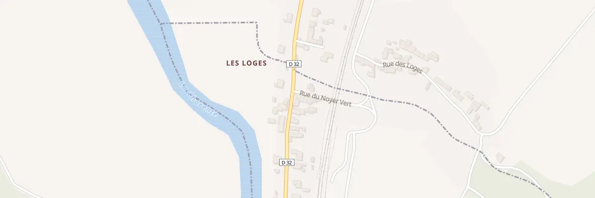 Plan du 2 Rue du Noyer Vert à Villognon