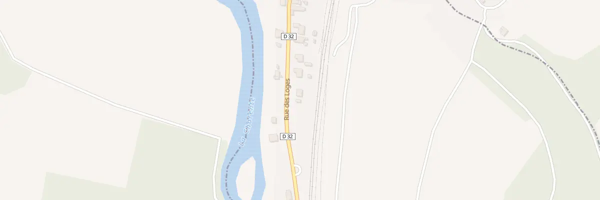 Plan du 25 Rue des Loges à Villognon