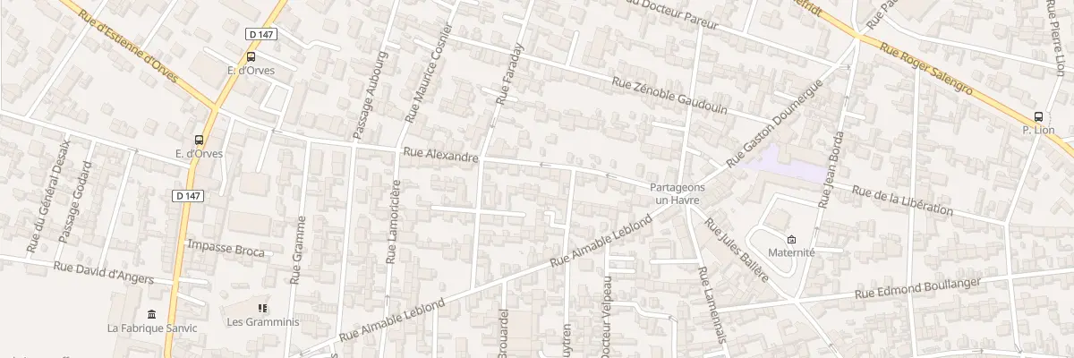 Plan du 54 Rue Alexandre au Havre