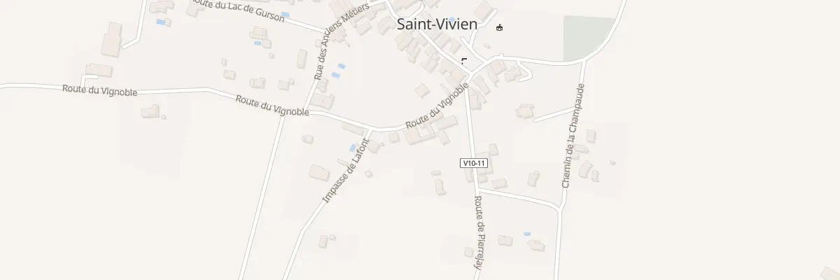 Plan du 25 Le Bourg à Saint-Vivien
