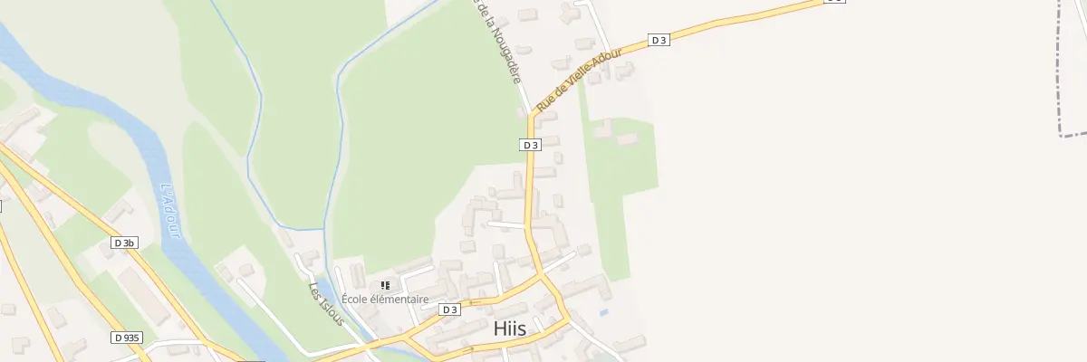 Plan du 138 Rue de Vielle Adour à Hiis