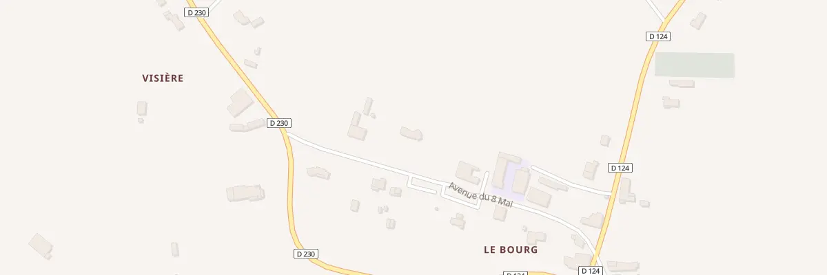 Plan du 18 Av du 8 Mai à Saint-Vivien-de-Monségur