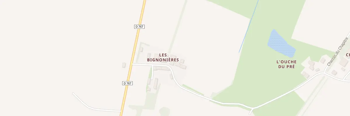 Plan du 926 Rte des Bignonières à Noyant-Villages