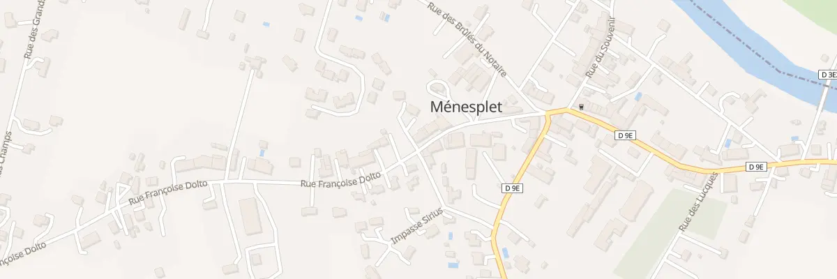 Plan du 14 Rue Françoise Dolto à Ménesplet