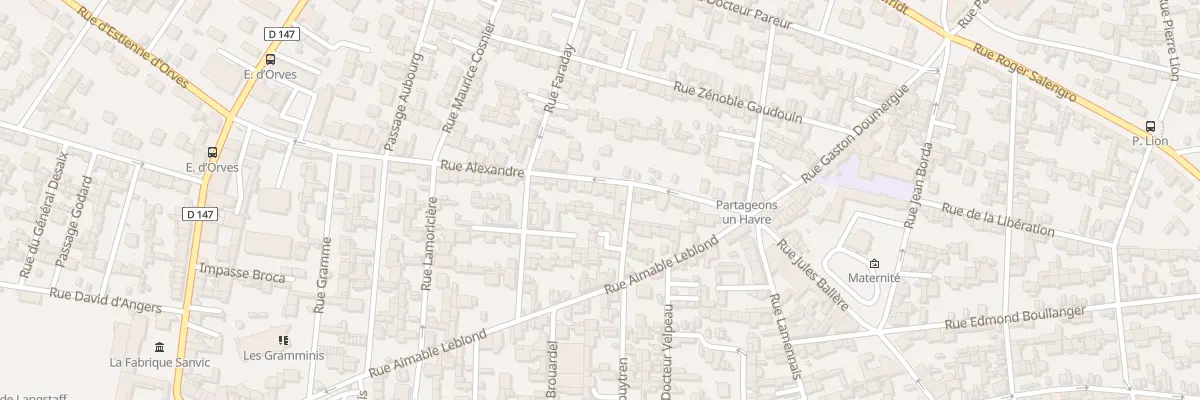 Plan du 56 Rue Alexandre au Havre