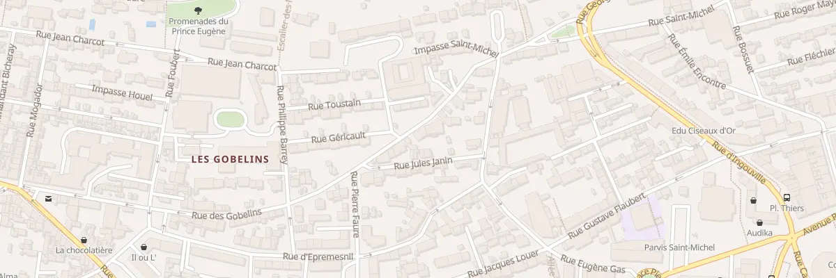Plan du 54 Rue des Gobelins au Havre