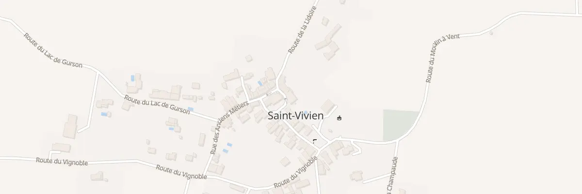 Plan du 16 Le Bourg à Saint-Vivien
