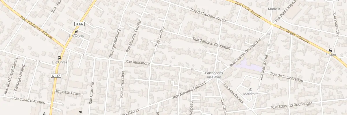 Plan du 59 Rue Alexandre au Havre