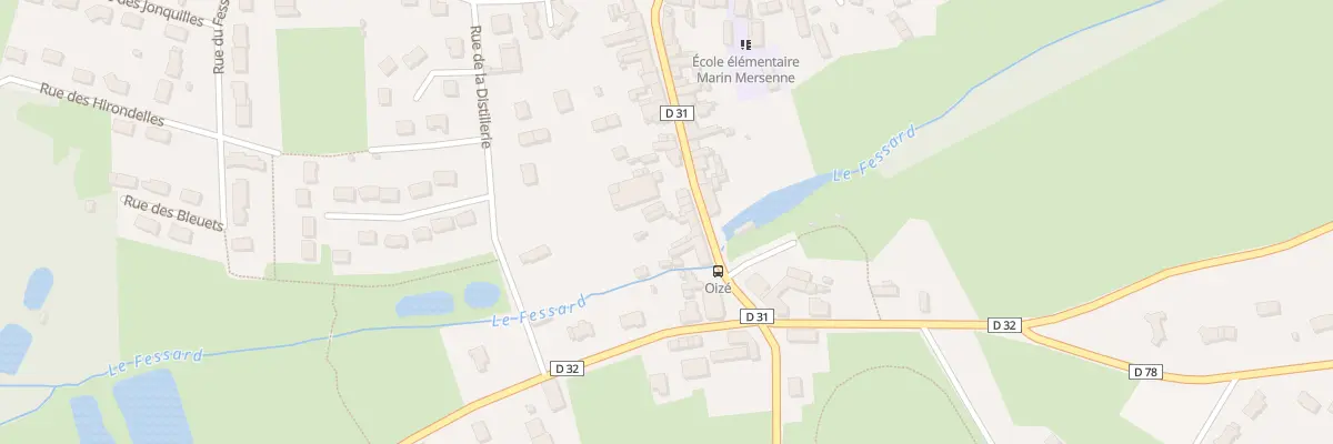 Plan du 28 Rue Principale à Oizé