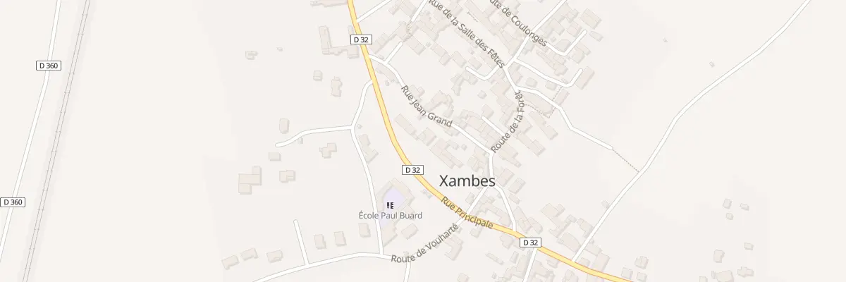 Plan du 5009 Le Bourg à Xambes