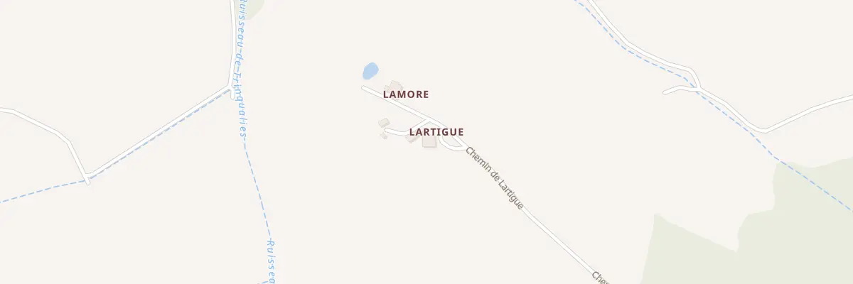 Plan du 5039 Lartigue à Margouët-Meymes