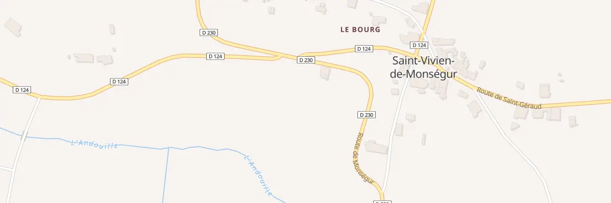 Plan du 3 Bouffard à Saint-Vivien-de-Monségur