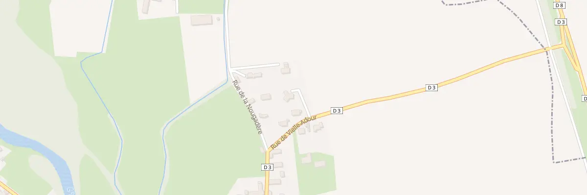 Plan du 299 Rue de Vielle Adour à Hiis